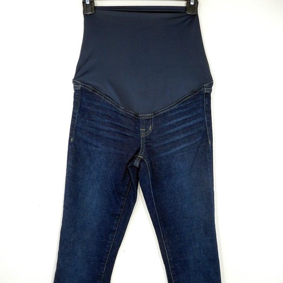 Madewell Maternity Over-the-Belly Skinny JEANS Size 23 Orland Wash Tencel Denim - Picture 5 of 8